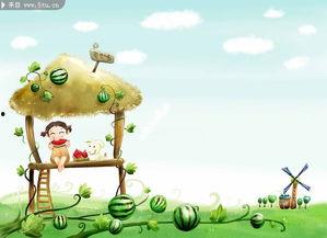 娱乐吃瓜的素材图片